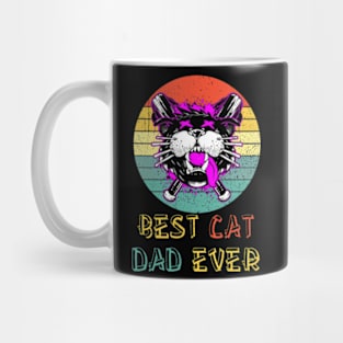 Best Cat Dad Ever Style Mug